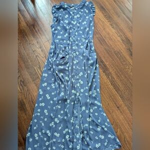 Vera Wang Midi Button Up dress